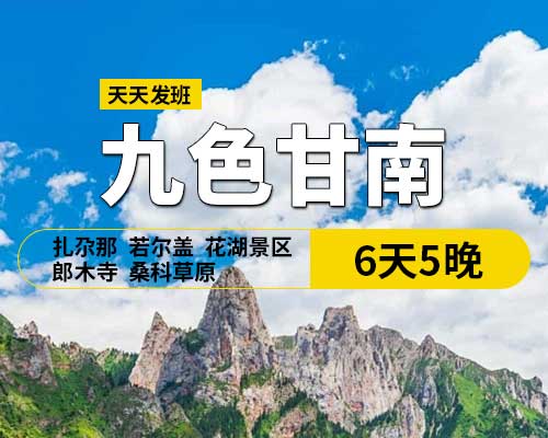 九色甘南6天5晚，(天水出发)，29人团，天水,宕昌官鹅沟,腊子口战役纪念碑,迭部县,拉卜楞寺,花湖,郎木寺,扎尕那,若尔盖